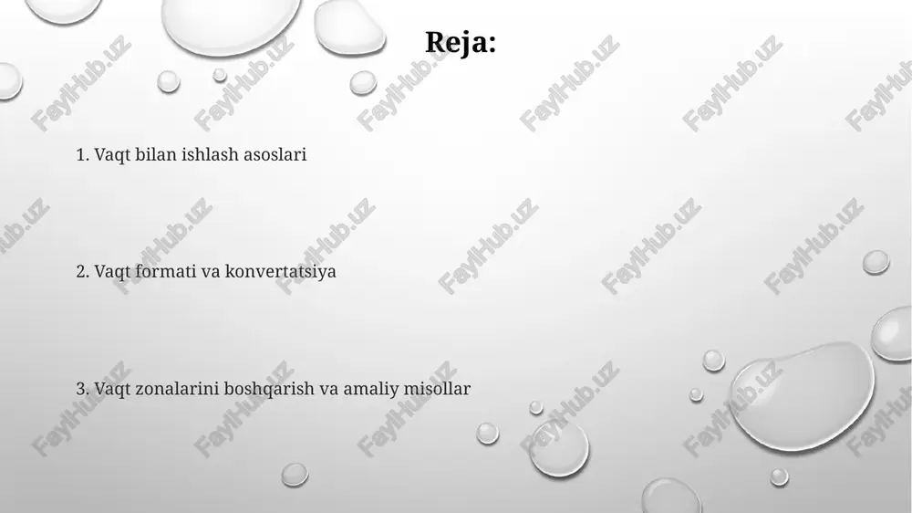 vaqt bilan ishlash asoslari - Page 2