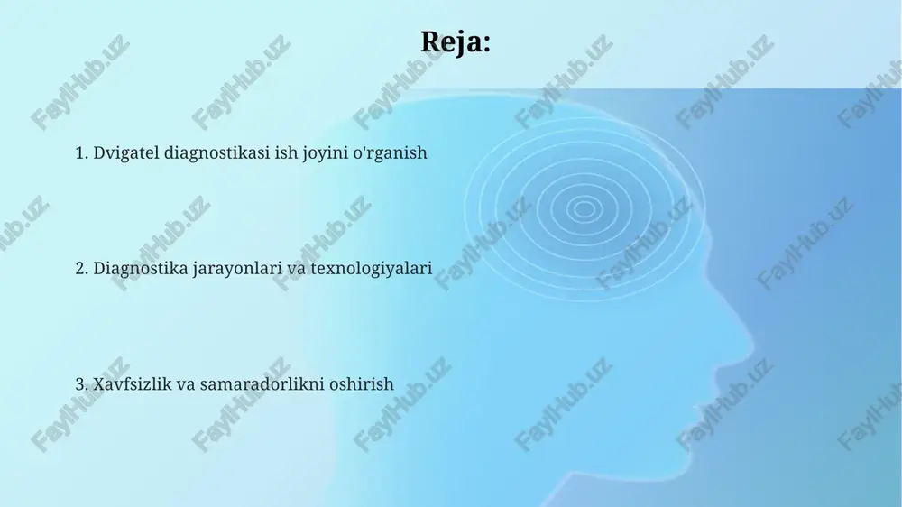 ytirish uchun. shaxsiy himoya vositalaridan (shhv) foydalanish majburiy, shu jumladan himoya ko'zoynaklari, qo'lqoplar va himoya poyabzallari, dvigatel diagnostikasi ish joyida 100% vaqt davomida shikastlanish xavfini kamaytirish uchun. dvigatel diagnostikasi asbob-uskunalaridan foydalanish bo'yicha standart operatsion protseduralariga (sop) rioya qiling, shu jumladan 5 qadamli xavfsizlik tekshiruvi va uskunalarni ishlatishdan oldin kalibrlash, noto'g'ri ishlash natijasida kelib chiqadigan baxtsiz hodisalarni oldini olish uchun. e'tiboringiz uchun rahmat image2.png image1.png