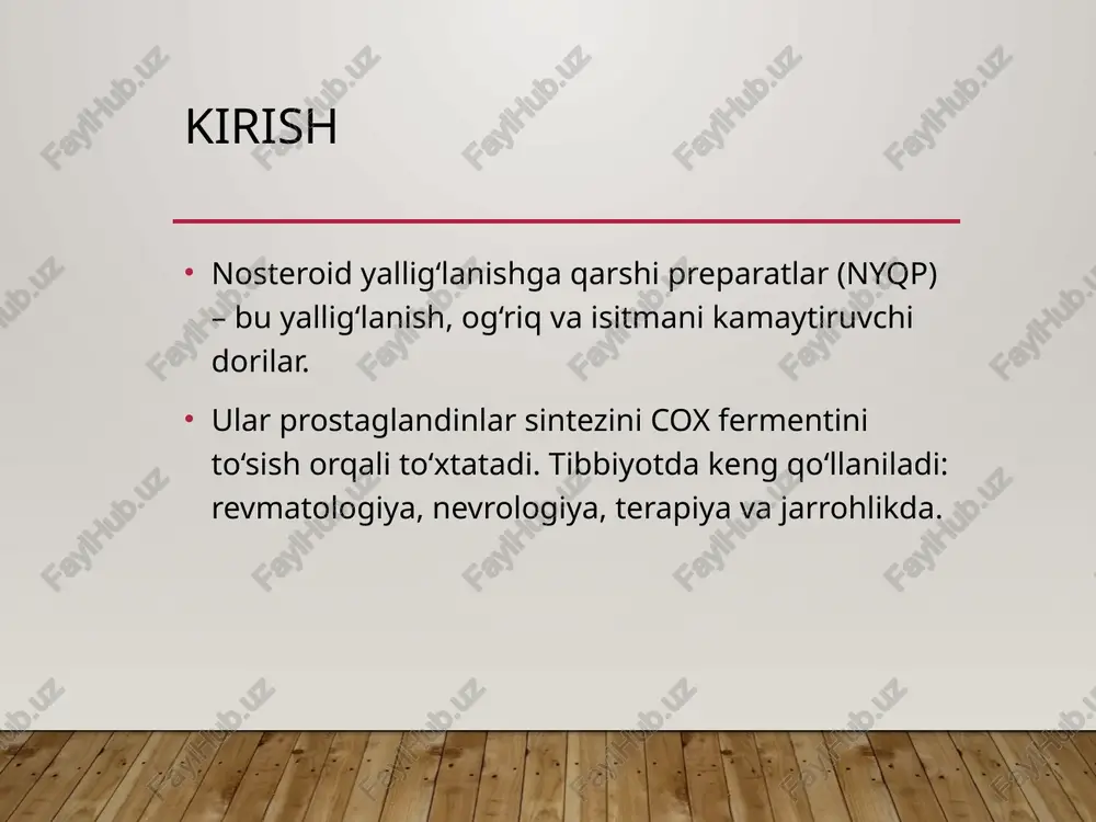 ir kamayadi - proton pompasi inhibitörlari bilan birga buyurish tavsiya etiladi xulosa nyqplar samarali, ammo noto‘g‘ri qo‘llansa jiddiy asoratlar beradi. ularni tanlashda oshqozon, buyrak, yurak holati e’tiborga olinadi. uzoq muddatda – omeprazol yoki pantoprazol bilan birga qo‘llash kerak. foydalanilgan adabiyotlar 1. katzung b.g. basic & clinical pharmacology, 15th ed. 2. rang & dale. pharmacology, 9th ed. 3. masharipov sh.m. klinik farmakologiya, toshkent, 2018 4. who drug information, 2024 5. o‘zbekiston ssv klinik protokollari, 2023 image1.jpg