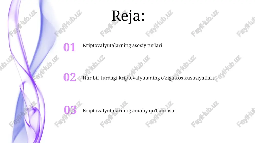 nlashtirilgan aktivlar, real aktivlarni (ko'chmas mulk, san'at asarlari) fraksiyalarga bo'lib, likvidlikni oshiradi va kengroq investorlar ommasi uchun ularni arzonlashtiradi. e'tiboringiz uchun rahmat image1.jpeg image2.jpeg image3.jpeg