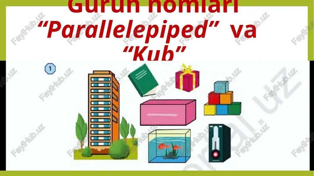 to’g’ri burchakli parallelepiped va kub - Page 2