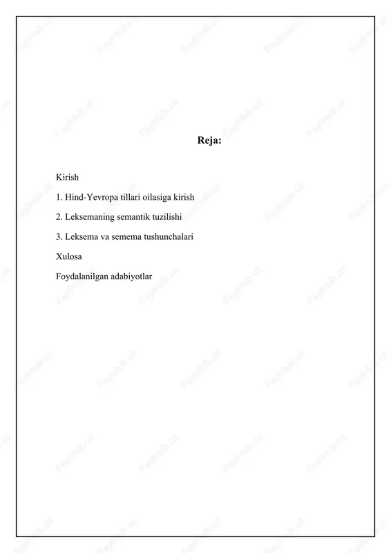 shuvi va davri hali ham munozarali. ko'pgina olimlar uni miloddan avvalgi 4-ming yillikda pontik-kaspiy dashtlarida mavjud bo'lgan deb hisoblashadi. hind-yevropa tillarining tarqalishi qadimgi ko'chmanchi xalqlar migratsiyasi bilan bog'liq. ushbu oilaga kiruvchi tillarning tarqalish hududi g'arbda portugaliyadan sharqda hindistongacha, shimolda islandiyadan janubda yangi zelandiyagacha bo'lgan ulkan maydonni qamrab oladi. eng ko'p gapiriladigan tillar qatoriga ingliz, ispan, hind, portugal, bengal, rus, nemis, fransuz va italyan tillari kiradi. ushbu tillarning global ta'siri siyosiy, iqtisodiy va madaniy omillar bilan bog'liq bo'lib, ularning ko'pchiligi xalqaro muloqot, fan va texnologiya sohalarida dominant rolni o'ynaydi. keyingi slaydlarda ushbu oilaning asosiy guruhlari va ularning xususiyatlari ko'rib chiqiladi. hind-yevropa tillarining asosiy tarmoqlari hind-yevropa tillar oilasi bir nechta asosiy tarmoqlarga bo'linadi, ularning har biri o'ziga xos fonetik, morfologik va sintaktik xususiyatlarga ega. eng muhim tarmoqlardan ba'zilari: hind-eron, german, roman, slavyan, kelt, yunon, alban va arman tarmoqlaridir. hind-eron tarmog'i hind va eron tillariga bo'linadi. hind tillariga sanskrit, hindiy, urdu va bengal …