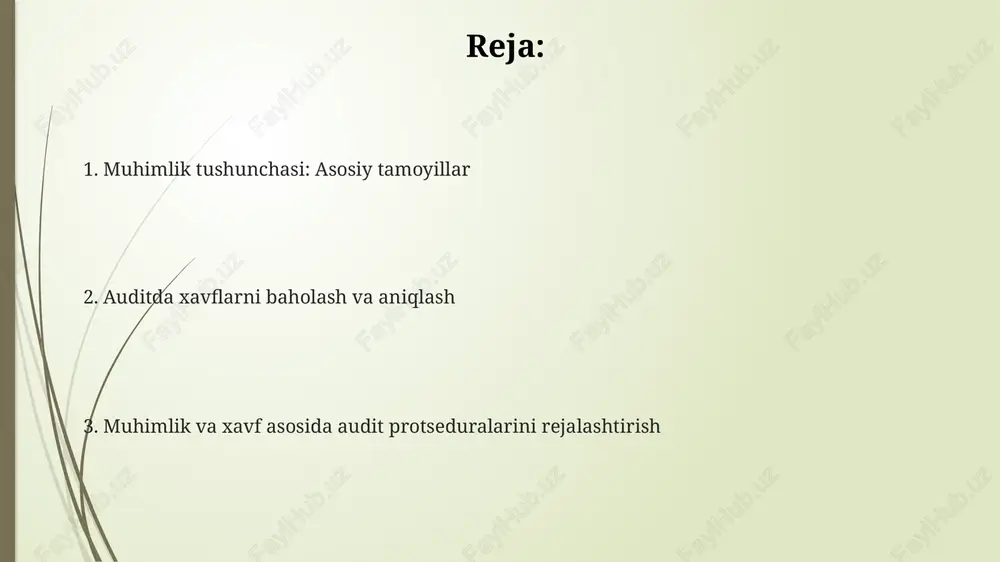auditorlik tekshiruvida muhimlilik va risk - Page 2