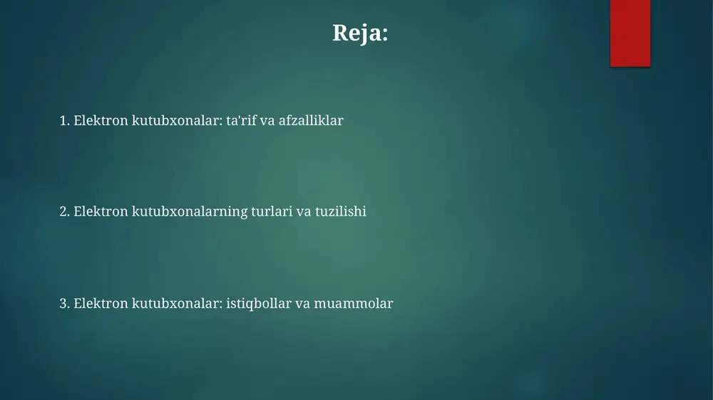 zlikni kuchaytiradi. e'tiboringiz uchun rahmat @taqdimot_robot image1.png image2.png image3.png image4.png image5.png