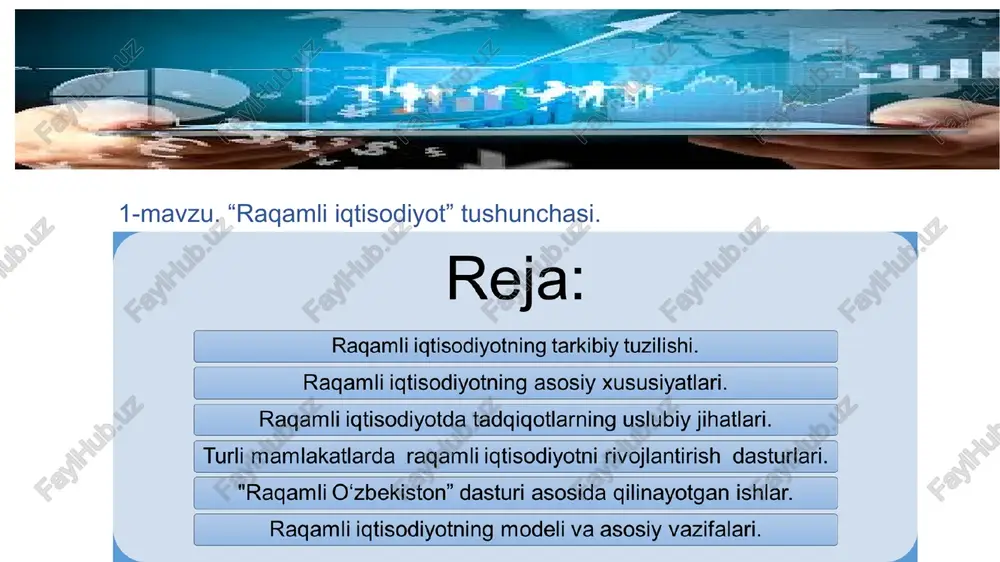 marketing, ommaviy axborot vositalari va milliy xavfsizlik. bu ularning texnologik platformalari, amaliy internet xizmatlari, tahliliy tizimlar, davlat hokimiyati organlari, tashkilotlar va fuqarolarning axborot tizimlarining uzluksiz o'zaro ta'sirini ta'minlaydigan tashkilotlar hamkorligi. raqamli texnologiyalar himoyalangan dasturiy ta'minot va xizmat ko'rsatish - dasturiy ta'minot va xizmat; sanoat internet-sanoat qurilmalari, uskunalari"internet“ga ulanishi inson ishtirokisiz dasturiy va apparat ma'lumotlarini bir -biriga birlashtirish axborot jamiyati - axborot va uning qo'llanilish darajasi va qulayligi fuqarolarning iqtisodiy va ijtimoiy -madaniy turmush sharoitlariga tubdan ta'sir ko'rsatadigan jamiyat axborot makoni - axborot sohasi sub'ektlari tomonidan yaratilgan axborot resurslari majmui, bunday sub'ektlarning o'zaro aloqasi vositalari, ularning axborot tizimlari va zarur axborot infratuzilmasi tushuncha lar raqamli texnologiyalar elektron hukumat infratuzilmasi - davlat axborot tizimlari, dasturiy -texnik vositalar va aloqa tarmoqlari, xizmatlar ko'rsatishda va funktsiyalarni elektron shaklda bajarishda davlat hokimiyati organlarining o'zaro ta'sirini ta'minlaydi katta hajmli ma'lumotlarni qayta ishlash - qo'lda ishlov berib bo'lmaydigan hajmdagi turli xil, shu jumladan tarqoq yoki bo'sh biriktirilgan …