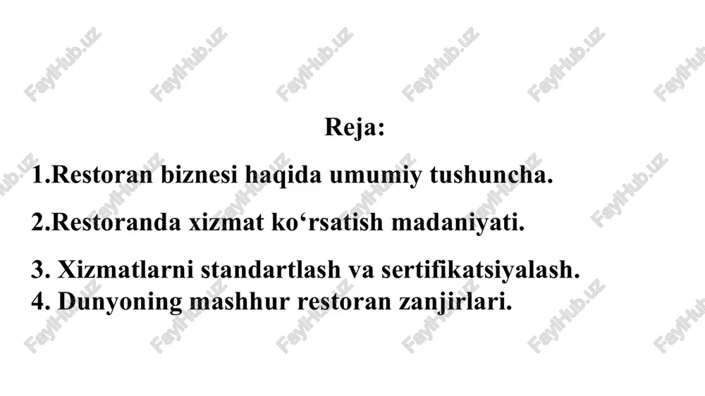 mpleks brigadalar oshpazlarni, oshxona yordamchi ishchilarini, idish-tovoqlar yuvuvchilarni birlashtiradi. bunday ishchilar sonini ko‘paytirmasdan kam sonli kishilarni rejali ishlatish orqali unumli natijalarga erishish mumkin. maxsus brigadalar bir sohada ishlovchilarnigina birlashtirishi mumkin. bularga oshpazlar, qandolatchilar, yuk ortuvchilar, alohida-alohida ofitsiantlarni misol qilish mumkin. ish muddatiga qarab brigadalar smenali yoki smenasiz, hamma ishlarni o‘zlari bajaradiganga bo‘linadi. bunda esa moddiy qimmatga ega bo‘lgan buyumlar qo‘ldan-qo‘lga o‘tib yurmaydi. bunda vaqt tejaladi. brigadalar restoran direktori buyrug‘iga binoan unga kiruvchilarning hohishiga qarab tuziladi. agar brigada tarkibi 10 kishidan oshsa, jamoa umumiy majlisi qarori bilan brigada kengashi tuziladi, yirik umumovqatlantirish korxonalarida brigadirlar kengashi tashkil topadi. brigadirlarni, odatda brigada a’zolari saylaydi. mehnatni brigada shaklida tashkil qilish jamoa va shaxsning moddiy mas’uliyatini, moddiy manfaatdorlik hissini kuchaytiradi. mehnatga haq to‘lash brigadada ish natijasiga qarab belgilanadi. restoran va umumiy ovqatlantirish korxonalari xodimlarining huquq va burchlari maxsus yo‘riqnoma va ichki tartib-qoida hujjati bilan amalga oshiriladi. restoran direktori hamma tashkiliy ishlar, savdo, ishlab chiqarish harakatining …