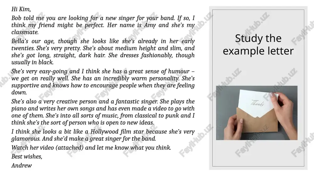 rtive. she knows how to encourage people when they are feeling down. some adjectives in english can sound negative when used to describe a person. replace them with neutral expressions like: tend to, seem to, is rather, etc. for example: jo is a bit too slim. not jo is skinny. harry is not interested in fashion instead of harry is scruffy. fill in: aggressive, pessimistic, generous, hard-working, outgoing, arrogant, sensitive, cheerful. 1. sam is so hard-working. he believes that a job isn’t worth doing unless it’s done properly. 2. maggie is quite aggressive. she often picks fights with people and gets angry really easily. 3. jake is outgoing. he’s the life and soul of the party and loves meeting new people. 4. greg is pessimistic. he always expects the worst. 5. kate is cheerful. she’s always got a smile on her face and never lets anything get down. 6. i’ve …