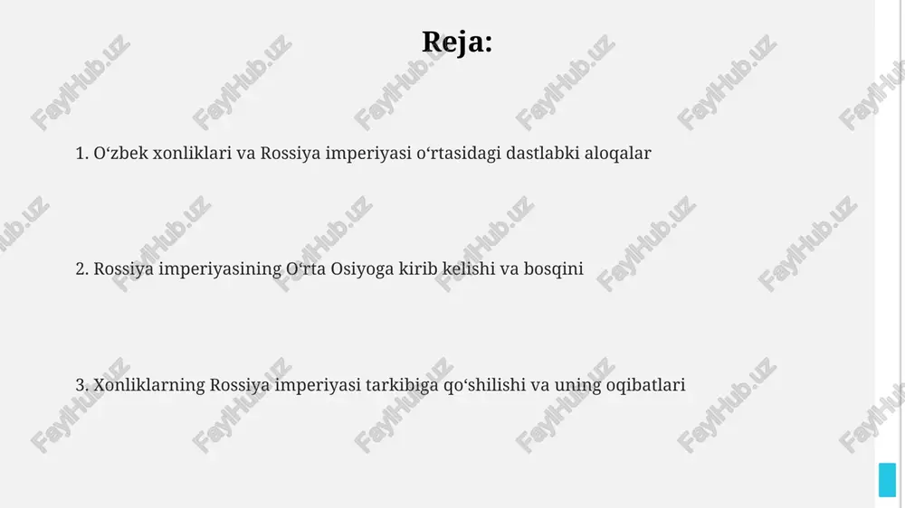 rasining rivojlanishi bor edi: 19-asr oxirida bu hudud rossiya to'qimachilik sanoati uchun xom ashyo manbaiga aylandi va oziq-ovqat tanqisligini keltirib chiqardi. e'tiboringiz uchun rahmat
