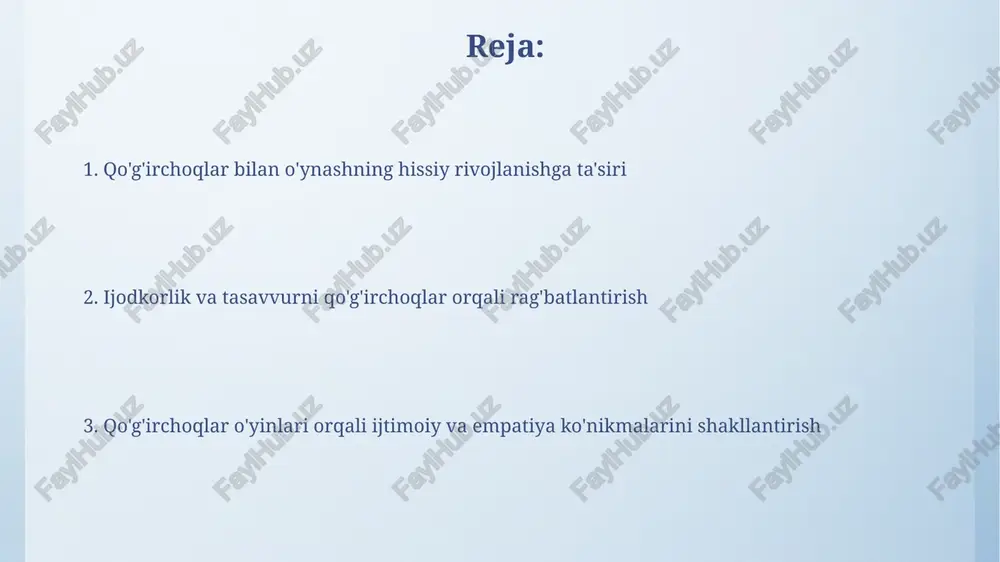 , ayniqsa, ular 2-3 xil ssenariy yaratishda tashvishlarini namoyon qilishlari mumkin. rol o'yinlari orqali, 5-10 yoshli bolalar qo'g'irchoqlar yordamida hissiy muammolarni boshqarish ko'nikmalarini rivojlantirishi mumkin, 1-2 ta qiyin vaziyatni modellashtirish orqali. muammolarni hal qilish qobiliyatini oshirish qo'g'irchoqlar bilan o'ynash ssenariylarida bolalar muammolarni hal qilishning 5-6 xil usulini sinab ko'rishlari mumkin, bu ularning moslashuvchan fikrlash qobiliyatini rivojlantiradi. ijodiy o'yin jarayonida bolalar 2-3 ta yangi yechimni o'ylab topishga majbur bo'lishadi, bu esa ularning noan'anaviy fikrlash va muammolarni hal qilish ko'nikmalarini oshiradi. o'ziga ishonchni mustahkamlash qo'g'irchoqlar bilan o'ynash orqali, bolalar o'z dunyosini yaratishda 100% nazoratga ega bo'lishadi, bu esa ularning shaxsiy qobiliyatlariga bo'lgan ishonchni sezilarli darajada oshiradi. empatiya va g'amxo'rlikni qo'llab-quvvatlash orqali, bolalarning o'z-o'ziga ishonchi ortadi, chunki ular 75% ko'proq ijtimoiy va hissiy muammolarni hal qilishda samaraliroq bo'lishadi. stressni kamaytirish va xotirjamlik qo'g'irchoqlar bilan o'ynash bolalarga hissiy himoya beradi, ularga 7/24 qo'llab-quvvatlovchi do'stga ega bo'lish tuyg'usini berib, stress va xavotirlikni kamaytiradi. ko'p tadqiqotlar …