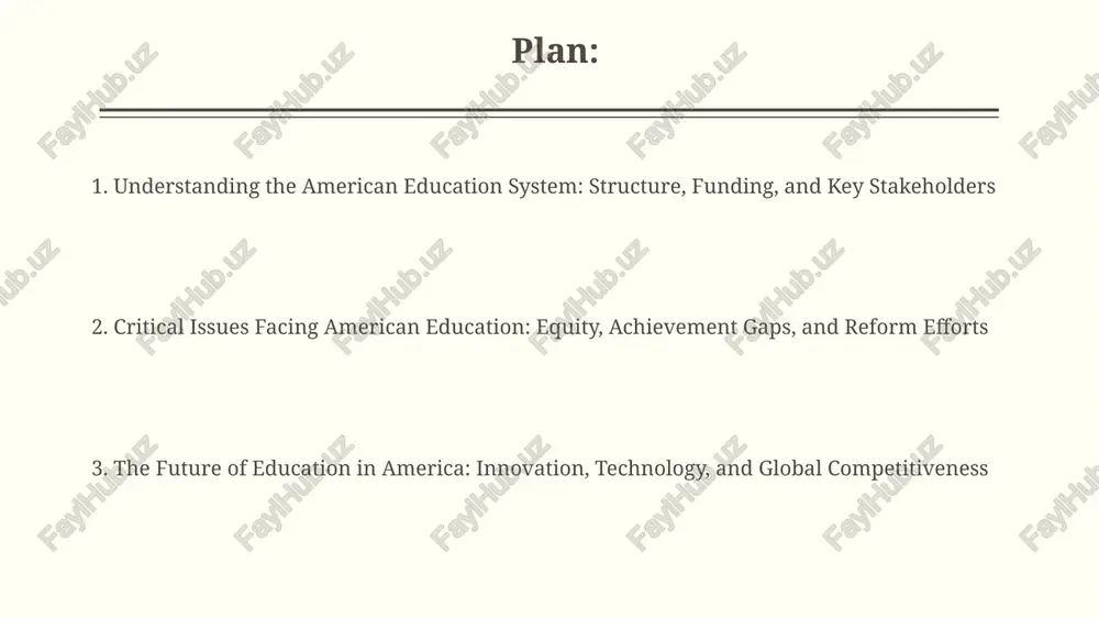 viously requiring less formal education, impacting student debt and workforce readiness nationwide. ensuring equity, access, and inclusive education title i, enacted in 1965, allocates billions annually to schools with high percentages of low-income students, aiming to bridge achievement gaps through targeted resources and support programs. the individuals with disabilities education act (idea) ensures free, appropriate public education (fape) for disabled children. it mandates individualized education programs (ieps) and least restrictive environments. innovations, challenges, and ongoing reforms personalized learning platforms, incorporating ai, aim to tailor instruction to individual student needs and learning styles, offering customized pacing and content, but face challenges in equitable access. teacher shortages, particularly in stem and special education, are addressed through innovative recruitment programs and alternative certification pathways; yet, retaining qualified educators remains a hurdle. student outcomes, global standing, and future trajectories u.s. student outcomes show variability, with naep scores indicating stagnation in math and reading for …
