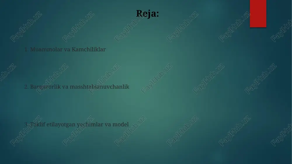 ddatli kasal bolalarning duch keladigan qiyinchiliklari o'zbekistonning 30 dan ortiq viloyat kasalxonalarida surunkali kasal (masalan, leykemiya – yiliga 3000 dan ortiq tashxis qo'yiladi) bolalar (5-18 yosh) uchun 1:10 hamshira-bemor nisbati yo'q. bu esa maktabga muntazam qatnashga (faqat toshkentda 70% ga yaqin qoldirilgan) salbiy ta'sir ko'rsatadi 2500+ dan ortiq turli tibbiy ehtiyojlari (qandli diabet, kist fibroz va boshqalar) bo'lgan bolalarning maktabga tashrifi tartibsizligi milliy o'quv dasturining qattiq tuzilmasiga mos kelmayapti kirish: imkoniyatli ta'limga ehtiyoj oʻzbekistonning 2023+ yildagi sogʻliqni saqlash tizimi toshkent, samarqand va boshqa viloyatlardagi kasalxonalarda uzoq muddat davolanayotgan yiliga taxminan 10 000 bola uchun yetarli umumiy oʻrta taʼlimga ega emas sog'liqni saqlash mutaxassislari bilan hamkorlik o'qituvchilarni tayyorlash va qo'llab-quvvatlash tizimlari o'zbekistonning 2023 yildagi o'qituvchilar malaka oshirish akademiyasi toshkent, samarqand va farg'onada 50 dan ortiq o'qituvchi uchun 3 oylik ixtisoslashtirilgan kurslar (100+ soat) taklif etadi toshkentdagi milliy bolalar kasalxonasi 2 ta mintaqaviy o'quv markazi (namangan, buxoro) bilan hamkorlikda 150 dan ortiq …