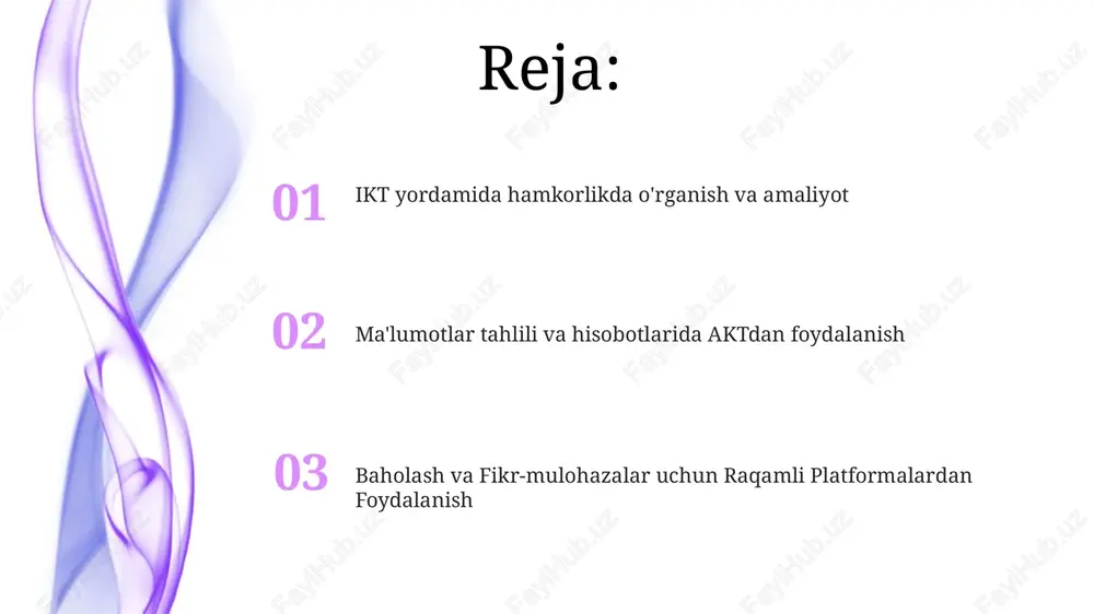 tegratsiyasi matematika (yex mamlakatlari), tabiiy fanlar (aqsh, xitoy) va o'qish (buyuk britaniya, avstraliya) fanlari bo'yicha raqamli savodxonlik (masalan, kodlash, ma'lumotlarni tahlil qilish)ni talab qiladi xalqaro baholash dasturlari (pisa, timss, pirls kabi) 21-asr ko'nikmalarini baholaydi. o'quvchilarni tayyorlash baholash me'yorlariga moslashtirilgan o'quv dasturi (masalan, stem fanlarini, global fuqarolik ta'limini qo'shish)ni o'z ichiga oladi zamonaviy akt vositalari (masalan, interaktiv doskalar, khan academy, duolingo kabi o'quv dasturlari) talabalarni xalqaro baholarga tayyorlashda muhim ahamiyatga ega. samarali pedagogik yondashuvlarga aralash o'qitish, shaxsiylashtirilgan o'rganish yo'llari (turli o'rganish uslublariga moslashish) va loyiha asosidagi o'qitish (ijodiylikni, tanqidiy fikrlashni oshirish) kiradi raqamli baholash vositalari va strategiyalari onlayn resurslardan (khan academy, coursera) va sinf darslarini birlashtirgan aralash o'qitish strategiyasi imtihonlarga samarali tayyorgarlikni ta'minlaydi. miro, zoom oq doskasi kabi raqamli oq doskalar jamoaviy muammo yechishni yaxshilaydi va xalqaro hamkorlikda muhim bo'lgan jamoa ishi ko'nikmalarini rivojlantiradi moodle, canvas, blackboard kabi platformalar orqali interaktiv o'quv materiallar (video, simulyatsiyalar, testlar) taqdim etiladi. bu turli o'rganish …