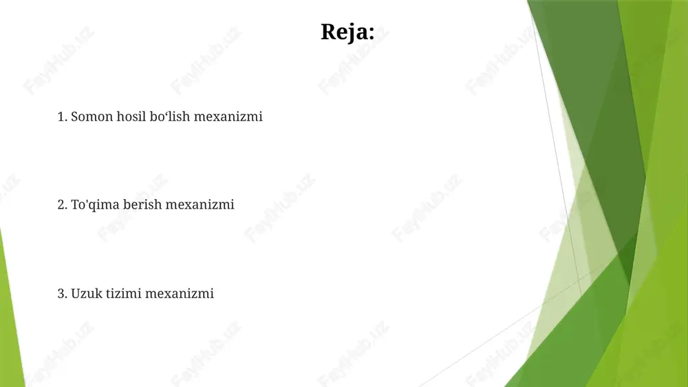 piyer, havo oqimi): uzunma yo'nalishdagi ipni (jun, poliester va h.k uzunligi 1-5000 metr bo'lgan silindrsimon iplik g'altag'i (paxta, ipak, zig'ir va boshqalar), tormozlar orqali tarangligi boshqariladi, bir xil mato ishlab chiqarish uchun muhim, to'quv dastgohining orqa tomonida joylashgan, hedllar bilan o'zaro ta'sir qiladi. ozod qiluvchi mexanizm to'qima shpindildan (kreyl, 2000m shpindil) tortish mexanizmi tortish tezligini (masalan, 100m/min) boshqarib, torlarning uzilishiga yo'l qo'ymasdan va bir tekis zichlikdagi mato hosil qilish uchun tormozlar (ishqalanish, elektromagnit) va roliklar (2-4 dona, diametri 50mm) yordamida ipni aniq berib turadi. to'qish mexanizmi (kam, dobby, jakkard; 20-1000 iplik uzgichlari) uzunlamasına iplarni ajratib, atkıni o'tkazish uchun teshik hosil qiladi; elektron (plc, mikroprotsessor) yoki mexanik (kamlar, qo'ltiqlar) tizimlar tomonidan boshqariladi, aniq teshik vaqtini (100ms-1s) ta'minlaydi va matoning tuzilmasiga (oddiy, twill, atlas) ta'sir qiladi. tökiluv mexanizmi ipga tortish: shaffl (snaryad, raper) toʻqima iplarini choʻzma orqali oʻtkazadi. zamonaviy yuqori tezlikdagi dastgohlarda 2000 ppm dan ortiq tezlikka erishadigan snaryad yoki raper tizimlari …
