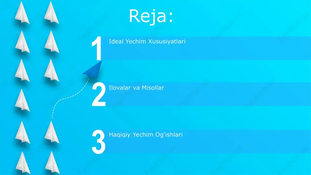 rsatadi; faollik koeffitsientlari ideallikdan og'ishlarni miqdor jihatidan ifodalaydi; og'ish darajasi temperatura va bosimga bog'liq. etanol(c₂h₅oh)-suv aralashmalari manfiy ogʻishlarni koʻrsatadi; kuchli molekulalararo kuchlar (vodorod bogʻlanishi) bugʻ bosimlarini sezilarli darajada oʻzgartiradi; ideallikdan ogʻishlar koʻpincha turli tarkiblarda sezilarli boʻladi. raul qonunidan chekinishlar salbiy ogʻishlar a-b oʻzaro ta'sirlari kuchliroq boʻlganda (masalan, aseton va xloroform); bug' bosimi 1; bunday xulqni noideal eritmalar tez-tez namoyon qiladi. raul qonuni va ideal eritmalar start raull qonuni (1887): ideal eritmada har bir komponentning qisman bug' bosimi toza komponentning bug' bosimiga uning mol ulushi ko'paytmasiga teng. ikki komponentli eritma uchun p a = x a p a ° va p b = x b p b ° haqiqiy eritmalar roult qonunidan chetlanishlarni ko'rsatadi. musbat chetlanishlar o'xshash molekulalar (a-a yoki b-b) orasidagi kuchlardan farqli molekulalar (a-b) orasidagi kuchlar zaifroq bo'lganda, qochish moyilligining ortishiga olib keladi ideal eritmalar raoul qonuniga barcha konsentratsiya oraligʻida doimiy temperatura va bosimda boʻysunadi. aralashtirishda entalpiya oʻzgarishi (δh …