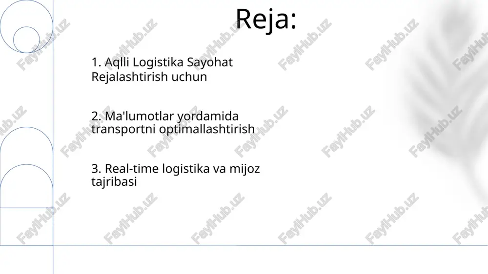 ing barselona, ispaniyadagi kolizey va vatikan shahri kabi diqqatga sazovor joylarda sayyohlar harakatini kuzatish uchun rfid yorliqlar (5000 dona) yordamida to'plangan ma'lumotlarni real vaqtda issiqlik xaritalari va tashrif buyuruvchilar zichligi ko'rsatkichlarini taqdim etadigan maxsus boshqaruv paneli orqali tahlil qilish londondagi muayyan hududlarda sayyohlar talabini (10,000 kishi prognozi) bashorat qilish uchun turli manbalardan (mehmonxona bronlari, reys jadvallari, transport bronlari) ma'lumotlarni birlashtiruvchi logistika platformasi. bu platforma proaktiv resurslarni boshqarishga (xodimlar, transport) va prognozli tahlil orqali sayyohlar tajribasini yaxshilashga yordam beradi. 5. inventarni boshqarish va resurslarni taqsimlash real vaqtda inventarizatsiya nazorati (masalan, mehmonxona xonalari mavjudligi, turlar uchun joylar) integratsiyalashgan tizimlar (pms, crs) orqali bir nechta turizm joylarida (masalan, milliy bog'lar, kurortlar) resurslar taqsimotini optimallashtiradi, ortiqcha bronlashni kamaytiradi va daromadni oshiradi. ma'lumotlar tahlili (talabni prognoz qilish) samaradorlikni yaxshilaydi. logistika axborot tizimlari (lat), masalan, transportni boshqarish tizimlari (tbt), tur operatorlari uchun avtobus parklarini, xodimlarni va uskunalarni turli geografik hududlarda (masalan, milliy bog'lar tarmog'i, shahar yo'nalishlari) …