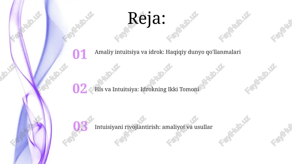 ik orqali rivojlanadi (masalan, london taksichiliklarining hipokampus hajmining oshishi) intuisiya, ko'pincha xato, evristikalarga (masalan, mavjudlik, vakillik) tayanadi va bu kaxneman va tverskiy (1974) ta'kidlaganidek, turli kontekstlarda (masalan, moliyaviy bozorlar, tibbiy tashxislar) hukmlarga ta'sir qiluvchi kognitiv xatolarga olib keladi tajriba intuitiya va idrokni rivojlantiradi. masalan, tajribali yong'in o'chiruvchi (masalan, nyu-york shahri fd) yonayotgan binoning mustahkamligini intuitiv ravishda baholaydi va yillar davomida yuqori bosimli vaziyatlarda to'plangan tajribasi tufayli nozik tutun naqshlarini sezadi idrok qobiliyatlarini oshirish 2500 yildan ortiq tarixga ega vipassanā yoki samatha-vipassanā kabi diqqat meditatsiya amaliyotlari e'tiborni, konsentratsiyani va kuzatish qobiliyatlarini (intuisiya uchun muhim) yaxshilaydi denverdagi sensor deprivasiya tanki markazi kabi ixtisoslashgan markazlardagi sensor depravasiyasi tanklari (flotatsiya terapiyasi) tashqi ta'sirlarni kamaytirish orqali intuitiyani oshirib, nozik ichki his-tuyg'ularga ongni oshiradi butun mamlakat klinikalarida (masalan, texas shtatidagi austin neyrofedback markazi) 10-20 tizimidan foydalangan holda o'tkaziladigan neyrofedback mashqlari (eeg biofeedback) idrok va intuitivlik bilan bog'liq neyron yo'llarini mustahkamlaydi qaror qabul qilishda intuitiya idroklilik, intuitsiyaning …