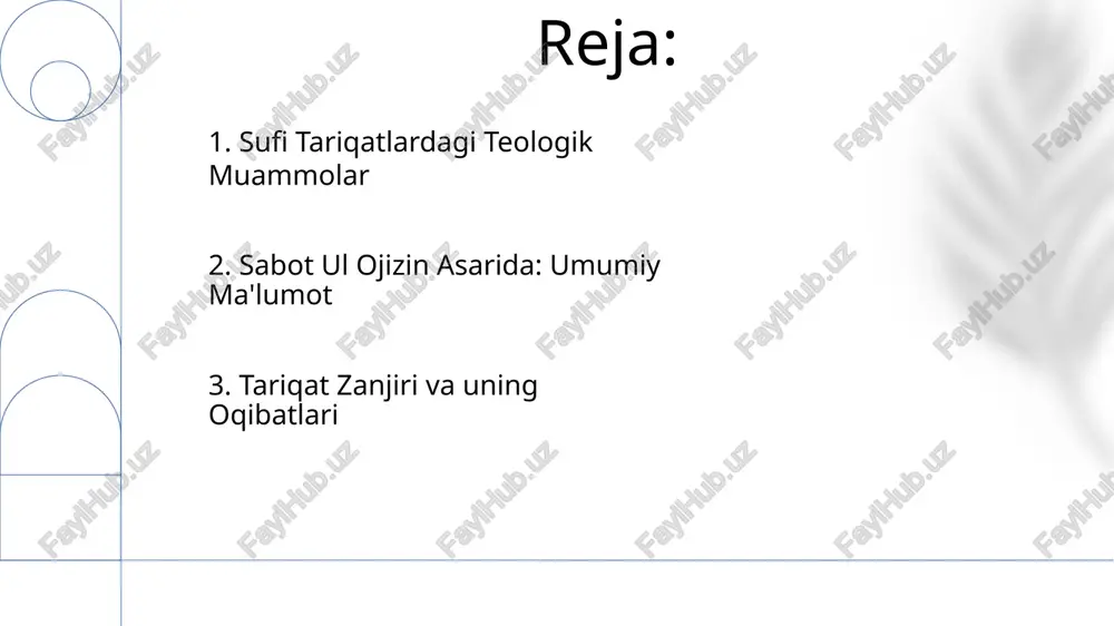 on) 4 asosiy shoxobchalari orasida sabot ul ojizin asarining 5 ta asosiy sufiy marosimlariga (zikr, muraqaba, xalvat, tavajjuh, vird) taʼsiri yuzasidan turlicha talqinlar 3. silsila (tarqatish zanjiri) sabot ul ojizin asarida qur'on oyatlari (masalan, 2:256, 59:22) va hadislardan talqinlarga asoslangan teolojik ramka shimoliy afrika tariqa tarmog'ida, xususan marokash va jazoirda 12-asr (hijriy) sufiy amaliyotlariga ta'sir ko'rsatgan. tavhid (ilohiy birlik) va marifa (marifat) tushunchalariga alohida e'tibor qaratilgan. sabot ul ojizin asarida tariqa silsilasi, ibn arabi (v sabot ul ojizin asarida tarixiy va geografik konteksti, maxsus ruhiy mashqlarini (muraqaba), boshlanish marosimlarini va ma'lum teolojik tushunchalarga urg'usini tahlil qilish orqali boshqa sufiy tariqatlaridan (masalan, shodhiliyya, aloviyya) farqini aniqlash mumkin 4. sabot ul ojizin asarida asosiy teologik muammolar ilmiy o'lchovlardeki ahamiyatli raqamlar aniqlikka ta'sir qiladi; avogadro soni (6.022 x 10²³) bilan bog'liq hisob-kitoblarga ta'sir qiluvchi tajriba xatoligini (±0.01g) hisobga oling. kimyo va fizika kabi sohalarda ishonchli xulosalar uchun aniq o'lchovlar juda muhim bo'lib, global …