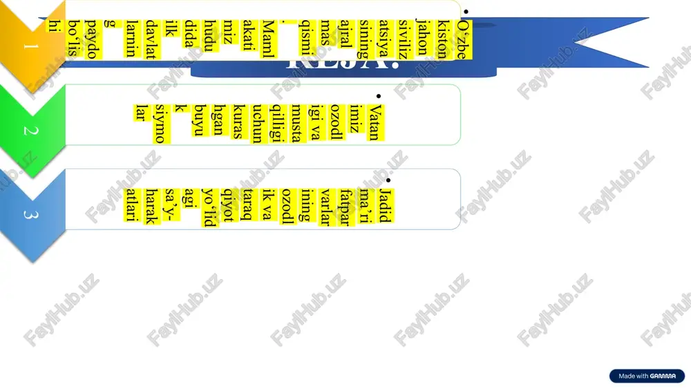olib borilgan tarixiy-arxeologik tadqiqotlar mintaqaning qadimgi sharq sivilizatsiyasining shakllanishi va rivojlanishida muhim o‘rin tutganini ko‘rsatdi. o‘rta osiyo sivilizatsiyasi, turon sivilizatsiyasi, o‘zbekiston sivilizatsiyasi kabi atamalar ilmiy tadqiqotlar va nashrlarda keng qo‘llanila boshlandi. hozirgi o‘zbekiston hududlarining yevroosiyo mintaqasining markazida, savdo-madaniy yo‘llar kesishgan chorrahada joylashuvi uni sharq va g‘arb o‘rtasidagi muloqot markaziga aylantirgan. sivilizatsiya taraqqiyotining totekisligi va o‘zaro ta'siri mil. avv. vi ming yillik mintaqaning janubiy hududlarida dehqonchilik va unumdor xo‘jalik rivojlangan. shimoliy hududlar bu davrda shimoliy hududlardagi qabilalar ovchilik, baliqchilik va chorvachilikning ilk shakllari bilan shug‘ullanganlar. madaniy notekislik bu notekislik jarayonini tabiiy geografik sharoitlar va o‘zaro aloqalar bilan izohlash mumkin. o‘rta osiyoda turli madaniyat yaratgan qadimgi aholining neolit davridan boshlab boshqa sivilizatsiya o‘choqlari bilan uzviy aloqada bo‘lishi mahalliy sivilizatsiyaning rivojlanishiga katta ta’sir ko‘rsatgan. sivilizatsiyaning shakllanishida iqtisodiy-madaniy aloqalar o‘zbekiston sivilizatsiyasining shakllanishi va bosqichma-bosqich rivojlanib borishida mintaqaviy va transmintaqaviy iqtisodiy-madaniy aloqalar tizimi asosiy o‘rin egallaydi. iqtisodiy rivojlanish ishlab chiqaruvchi xo‘jalik turlarining paydo bo‘lishi va …