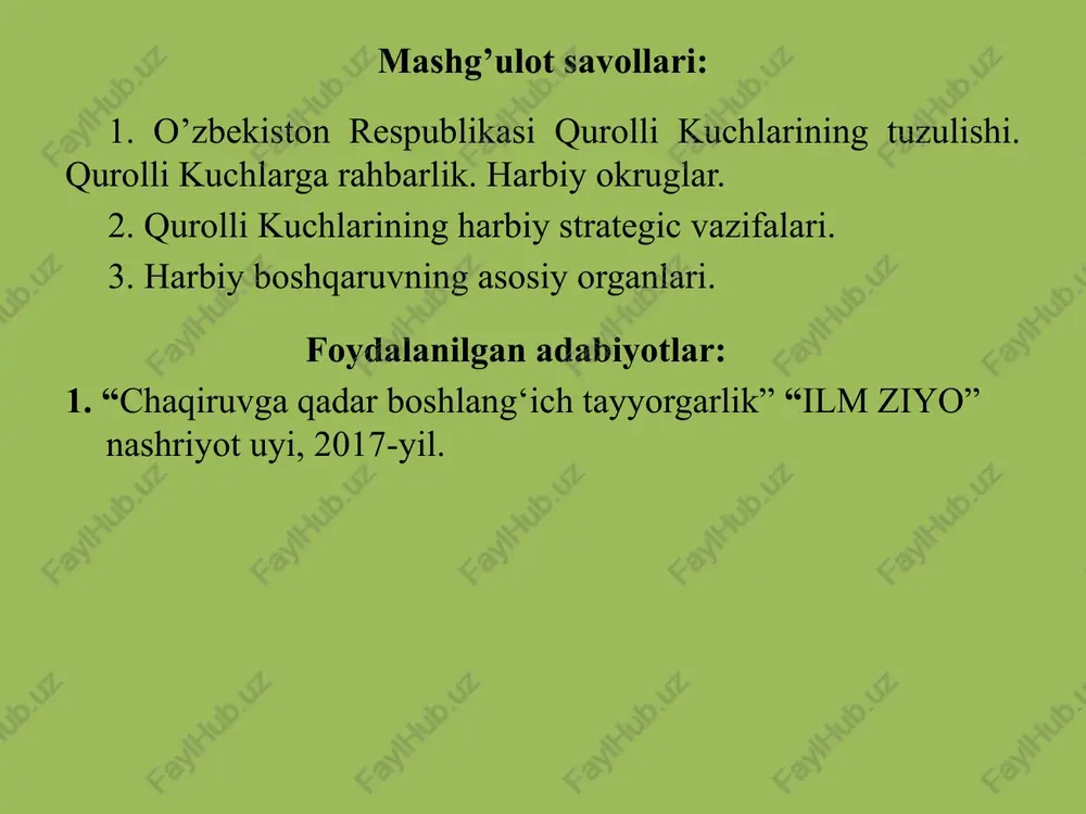 dentining, vazirlar mahkamasi, mudofaa vazirligi, vazirliklar, idoralar, davlat hokimiyati, korxonalar, muassasalar va tashkilotlarning vakolatlarini belgilab berdi. image1.jpeg image2.jpeg /docprops/thumbnail.jpeg