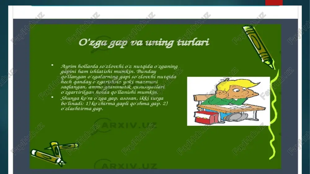 oʻzgagap va uning turlari - Page 2