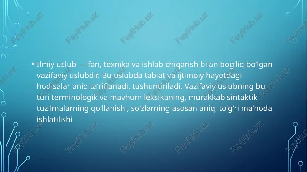 ilmiy va publitsistik uslublar - Page 2