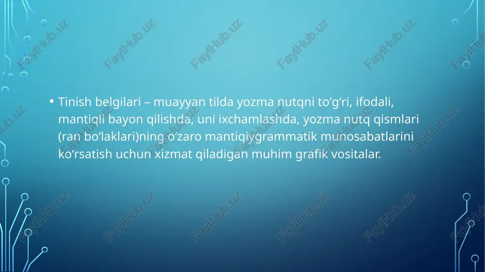 tinish belgilari ishlatilishi - Page 2