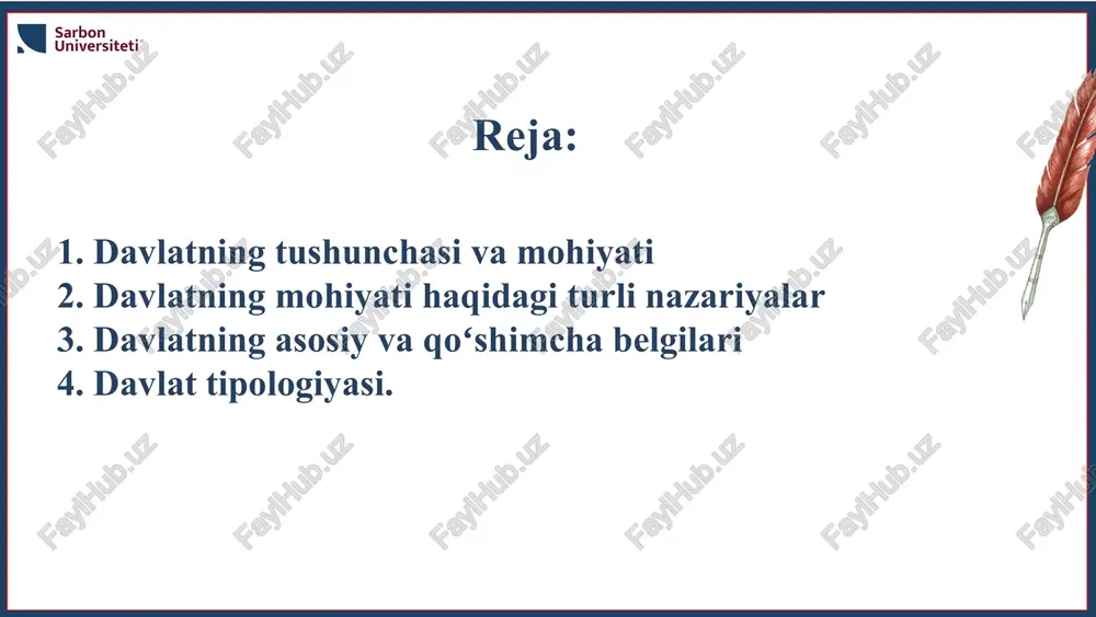 n. mazkur nazariyaning bosh g‘oyasi, go‘yo xalq ommasi davlatni idora etishga qodir emas, shuning uchun boshqarish jamiyatning hukmron doirasi — elitasi tomonidan amalga oshirilishi lozim. elita tarkibi turli belgilar (kelib chiqishi, ma’1umoti, tajribasi, qobiliyati kabilar)ga qarab aniqlanadi. mazkur nazariyaning salbiy jihati shundaki, unda aholining muayyan darajada hokimiyat ishlaridan chetlashtirilishi nazarda tutiladi. texnokratik nazariya. mazkur nazariya xx asrning 20-yillarida vujudga kelgan bo‘lib, 60—70-yillarida ancha keng tarqalgan. mazkur nazariyaga ko‘ra jamiyatni mutaxassis-boshqaruvchilar, ya’ni menejerlar idora etishlari lozim. chunki aynan ular jamiyatning haqiqiy ehtiyojlarini, uning eng maqbul rivojlanish yo‘llarini, buning uchun zarur vositalarni aniqlashga qodirdirlar. bunday nazariya vakillari davlatni katta bir korporatsiya sifatida tasavvur qiladilar. plyuralistik demokratiya nazariyasi. mazkur nazariya xx asrda yuzaga kelgan bo‘lib, ushbu nazariya rivojlangan mamlakatlardagi davlat hokimiyati uchun kurash olib borayotgan ham sotsial-demokratik, ham liberal qarashlarga ega bo‘lgan kuchlarning manfaatlarini o‘zida ifodalaydi. umumiy farovonlik davlati nazariyasi. mazkur nazariya ikkinchi jahon urushidan keyin vujııdga kelgan bo‘1ib, uning namoyandalari davlatning ijtimoiy …