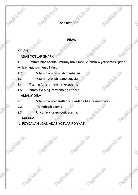 i sog'liqni saqlash muammosi bo'lgan ko'plab mamlakatlarda 6-59 oylik bolalar morbidlik va o'lim xavfini kamaytirish uchun a vitamini qo'shimchalarini oladi. biroq, 6 oylik yoshdagi bolalarga nisbatan, tadqiqotlar shuni ko'rsatadiki, a vitamini qo'shimchalari morbidlik va o'lim xavfini kamaytirish uchun ijobiy ta'sir ko'rsatmaydi. o‘zbekiston respublikasi prezidentining 2021-yil 3-fevraldagi pf- 6155 ,,2017—2021-yillarda o‘zbekiston respublikasini rivojlantirishning beshta ustuvor yo’nalishi bo’yicha harakatlar strategiyasini “yoshlarni qo’llab- quvvatlash va aholi salomatligini mustahkamlash yili ”da amalga oshirishga oid davlat dasturi to‘g‘risidagi farmoni e’lon qilindi[9.3]. yoshlarni qo‘llab-quvvatlash, ijtimoiy muhofazaga muhtoj talabalarni himoya qilish tizimini takomillashtirish, ijtimoiy adolat tamoyilini ta’minlash maqsadida 2021/2022 o‘quv yilidan boshlab: a) oliy ta’lim muassasalariga kirish imtihonlarida eng yuqori ball to‘plagan 200 nafar yoshlar uchun o‘zbekiston respublikasi prezidenti granti joriy etilsin. b) oliy ta’lim muassasasida ikki va undan ortiq farzandi shartnoma asosida o‘qiyotgan oilalarga ta’lim krediti berish va talaba tomonidan ushbu kreditni o‘qish davri tugagandan so‘ng qaytarish amaliyoti yo‘lga qo‘yilsin. moliya vazirligi markaziy bank bilan birgalikda …