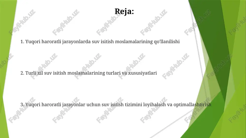 ytarish muhim ahamiyatga ega. qozon suvini to'g'ri kimyoviy ishlov berish, korroziyani nazorat qilish va 5 dan kam qattiqlik darajasini saqlash tizim ishonchliligini ta'minlaydi. e'tiboringiz uchun rahmat image1.png