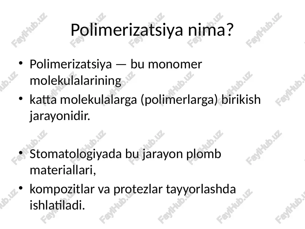 polimerizatsiya jarayoni - Page 2