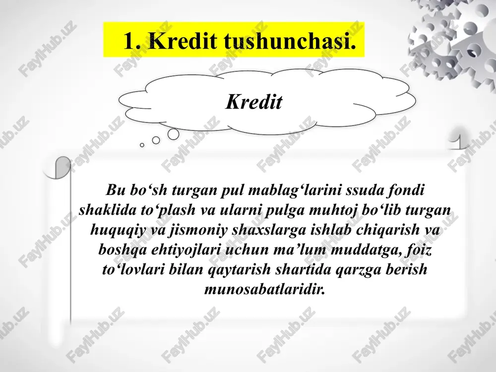 gi stol degan ma’noni anglatuvchi so’zdan kelib chiqqan. banklar paydo bo’lishining boshlang’ich zamini, birinchidan, pul mablag’larini saqlab berish bo’lsa, ikkinchidan, pul mablag’larini almashtirib berishdan iborat. 2 00 0145 6152 35551 «bank» tushunchasi qadimiy frantsuzcha bang va banca so'zlaridan kelib chiqqan bo'lib, «sarrof kursisi, do'koni» degan ma'noni anglatadi. bunday tushuncha tarixchilarning taxminan 2000 yil muqaddam faoliyat ko'rsatgan bankirlar haqidagi ma'lumotlarida ham mavjud. o'zbekiston respublikasining «banklar va bank faoliyati to'g'risida»gi qonunida, bank nima, degan savolga quyidagicha javob topish mumkin: bank - tijorat tashkiloti bo'lib, bank faoliyati deb hisoblanadigan faoliyat turlari majmuini amalga oshiradigan yuridik shaxsdir. bank hisob raqami 5 guruhga boʻlingan. 1-guruh 5 ta raqamdan iborat boʻlib, hisob ochilgan 2-tartibdagi balans miqdorini koʻrsatadi. muayyan balans hisobini tanlash qoidalari joriy hisob varaqlar rejasi bilan tartibga solinadi. balans hisob varagʻida hisobning maqsadi koʻrsatiladi, masalan, tijorat nodavlat yuridik shaxsning hisob-kitob hisob raqami(40702) yoki norezidentga 181 kundan 1 yilgacha boʻlgan muddatga ochilgan shaxsiy depozit hisob raqami …