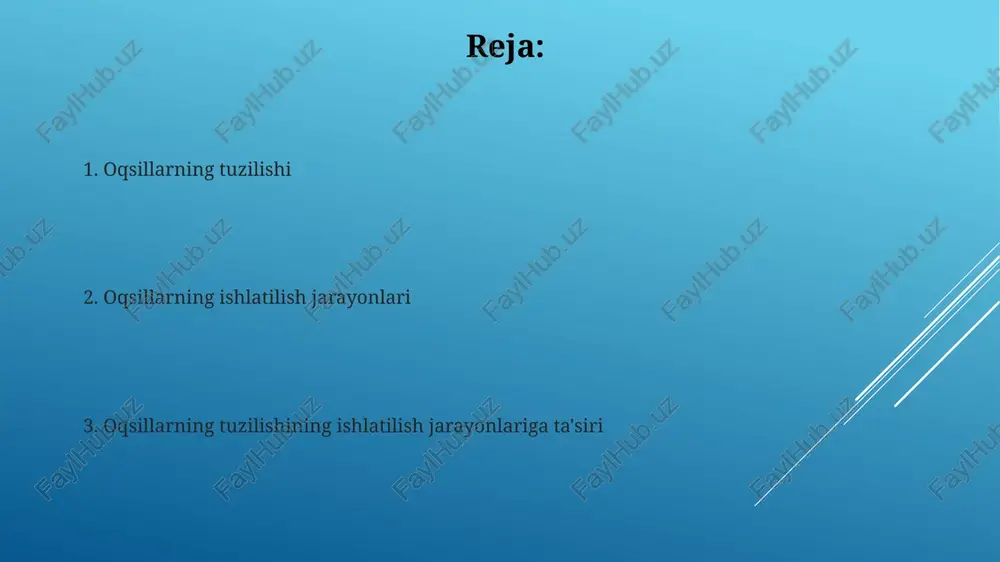 ta'minlaydi. ribosoma boshlang'ich kodonni taniganida, u trna-ga bog'lanadi va peptid zanjiri uchun birinchi aminokislotani (odatda metionin) qo'shadi, bu 80s initsiatsiya kompleksini hosil qiladi. begunlarning tibbiyot va biotexnologiyadagi qo'llanilishi begunlar tibbiyotda yangi dori vositalarini yaratishda ishlatiladi, chunki ular protein-protein o'zaro ta'sirini (ppi) tormozlash uchun 10-9 m konsentratsiyada maqsadli proteinlarga bog'lana oladi. biotexnologiyada begunlar fermentlarni immobilizatsiya qilishda qo'llaniladi, bu fermentlarning barqarorligini oshiradi va 70-80% gacha yuqori reaktivlik bilan qayta ishlatilishini ta'minlaydi. xulosa va kelajakdagi tadqiqotlar kelajakdagi tadqiqotlar boshlang'ich oqsillarning 3d tuzilmalarini aniqlashga qaratilishi kerak, bu esa in silico modellashtirish va 100 dan ortiq yangi nomzodlarni aniqlashga yordam beradi. keng qamrovli proteomika tahlillari boshlang'ich oqsillarning hujayra ichidagi joylashuvini va 20 ga yaqin o'zaro ta'sir oqsillarini aniqlashga imkon beradi, bu esa funktsiyani aniqlashtiradi. e'tiboringiz uchun rahmat image1.jpg image2.jpg image3.jpg image4.jpg image5.jpg image6.jpg image7.jpg
