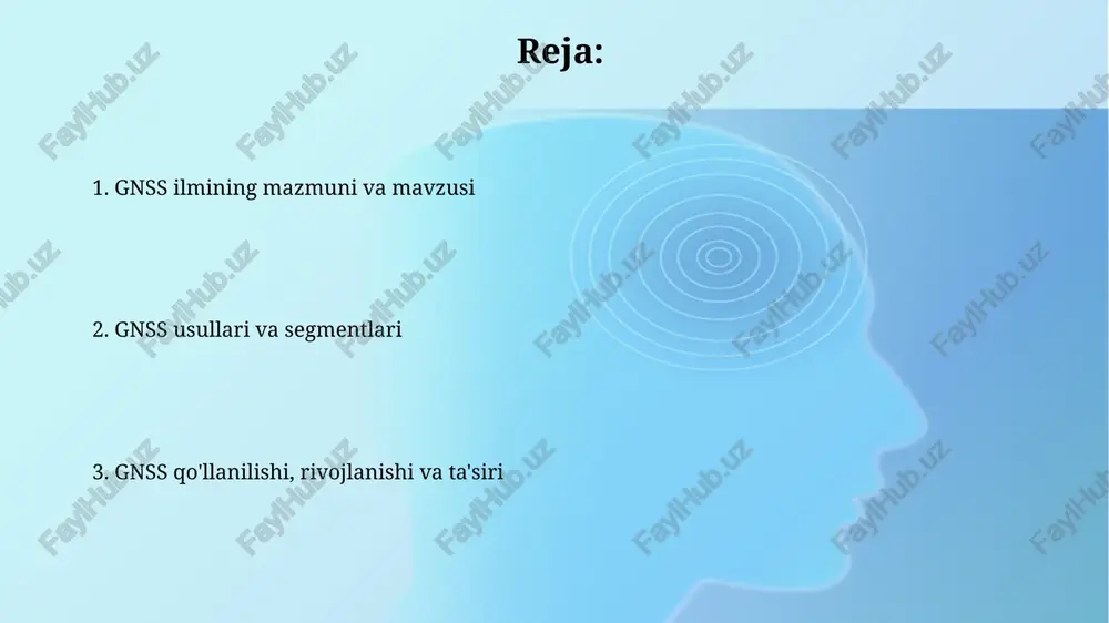 hqarish imkonini beradi, bu esa 15-20% ga resurslarni tejaydi. gnss texnologiyasining rivojlanish tendentsiyalari gnss texnologiyalari l5/e5 diapazonlari kabi yangi chastotalarni birlashtirishga intilmoqda, bu esa ko'p qirrali muhitlarda aniqlikni sezilarli darajada yaxshilaydi va signal yo'qotilishini kamaytiradi. kelajak tendentsiyalari nuqtai nazaridan, yangi sun'iy yo'ldosh tizimlarining o'sishi kuzatilmoqda, jumladan, beidou va galileo, bu esa global qamrovni kengaytiradi va mustaqil echimlar uchun imkoniyatlar yaratadi. gnss ma'lumotlarini qayta ishlash va geodezik o'lchovlar gnss ma'lumotlarini qayta ishlash geodezik o'lchovlarda aniqlikni oshirish uchun kalman filtrlash kabi statistik usullardan foydalanadi, bu esa 1-2 sm gacha aniqlikni ta'minlaydi. geodezik gnss o'lchovlari statik, tezkor statik va rtk usullarini o'z ichiga oladi, ularning har biri 5 mm dan 10 mm gacha bo'lgan aniqlik bilan turli xil dasturlarga mos keladi. gnssning ijtimoiy-iqtisodiy ta'siri va ta'lim gnss texnologiyasi transport, qishloq xo'jaligi va favqulodda vaziyatlar kabi sohalarda unumdorlikni oshirib, trillion dollarlik iqtisodiy foyda keltiradi. gnss ta'limi geodeziya, kartografiya va muhandislik kabi sohalarda 20 dan …