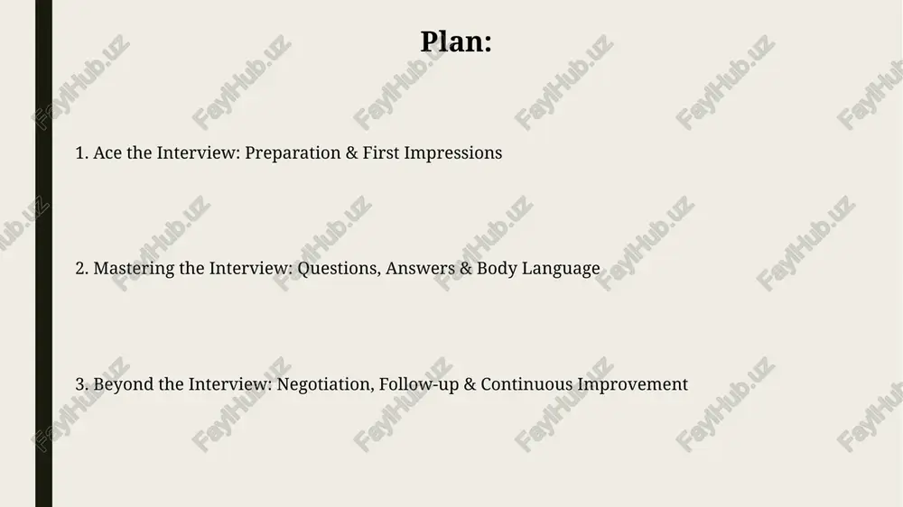 how your engagement asking insightful questions, ideally 2-3, demonstrates genuine interest and proactive engagement beyond surface-level understanding of the role and the company's objectives. formulate 1-2 strategic inquiries revealing your analytical skills, such as about the company's competitive landscape or future growth plans over the next 3-5 years. nonverbal communication: body language & communication skills mirroring the interviewer's body language subtly, demonstrating rapport, and maintaining eye contact approximately 60-70% of the time establishes trust and active engagement during conversations. practicing strong communication skills, including minimizing filler words such as 'um' or 'like,' helps convey confidence. employ pauses strategically, demonstrating thoughtful consideration of the questions. navigating virtual interviews: tips & best practices optimize your virtual background setup, aiming for professional visuals; blur effects can hide clutter while keeping the interviewer focused on you. test thoroughly beforehand. maintain strong eye contact by looking directly into the camera lens; this simulates in-person interaction …