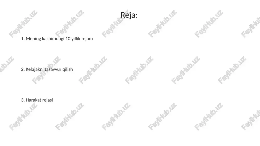 mening kasbimdagi 10 yillik rejam - Page 2