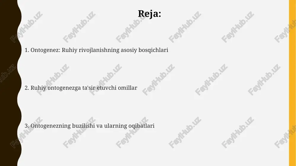 ontogenezda inson psixikasining rivojlanishi - Page 2