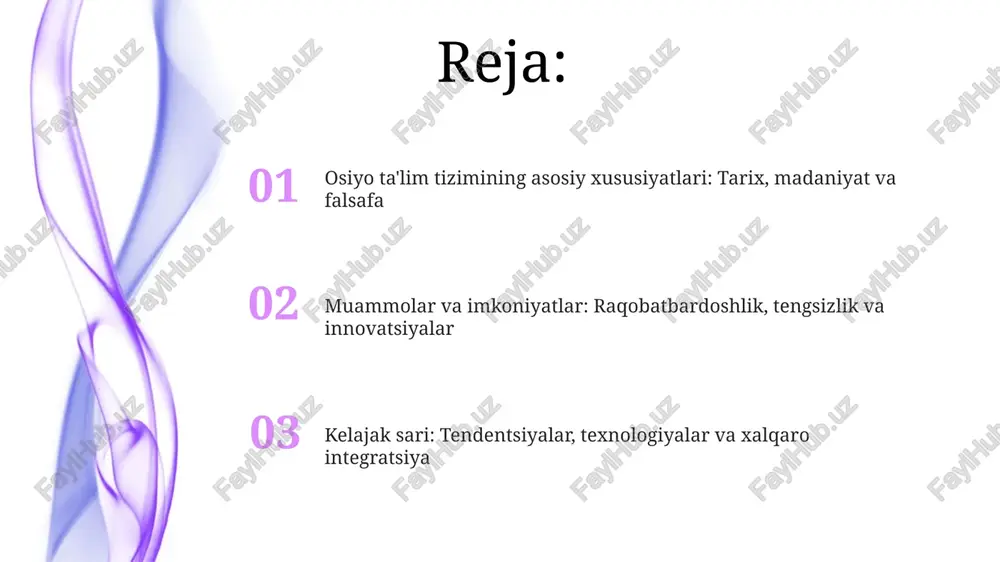 oli 50-60 yoshgacha ham katta hurmatga sazovor bo'lib, konfutsiychilik ta'limotlari bilan bog'liq. oliy ta'limga kirish imtihonlari, masalan, janubiy koreyadagi suneung kabi, juda raqobatbardosh bo'lib, o'quvchilarning 70% dan ortig'i muvaffaqiyatga erishish uchun qo'shimcha repetitorlik xizmatlaridan foydalanadi. xususiy ta'lim va stem fanlariga e'tibor xususiy ta'lim muassasalari osiyoda stem fanlarini o'qitishda 21-asr ko'nikmalarini rivojlantirishga qaratilgan ilg'or laboratoriyalar va texnologiyalarni joriy etishda muhim rol o'ynaydi. ko'pgina osiyo mamlakatlarida xususiy maktablar stem fanlariga yo'naltirilgan erta yoshdagi ta'lim dasturlarini taklif etadi, bu esa o'quvchilarga 5-sinfdan boshlab chuqur bilim olish imkonini beradi. osiyodagi xususiy ta'lim sohasida stem fanlari bo'yicha 9-12-sinflar uchun cambridge international kabi xalqaro o'quv dasturlarini joriy etish tendentsiyasi kuzatilmoqda. madaniy kontekst, ta'limdagi tengsizlik va til o'rgatish ta'limdagi tengsizlik geografik joylashuvga bog'liq; qishloq joylarda infratuzilma va o'qituvchilarning malakasi shaharlarga nisbatan 30% pastroq bo'lishi mumkin. osiyo madaniy konteksti oilaviy qadriyatlarga katta e'tibor beradi, bu ta'lim olish motivatsiyasida muhim rol o'ynaydi va ko'pincha 9-sinfgacha yaxshi natijalarni ta'minlaydi. osiyoda …