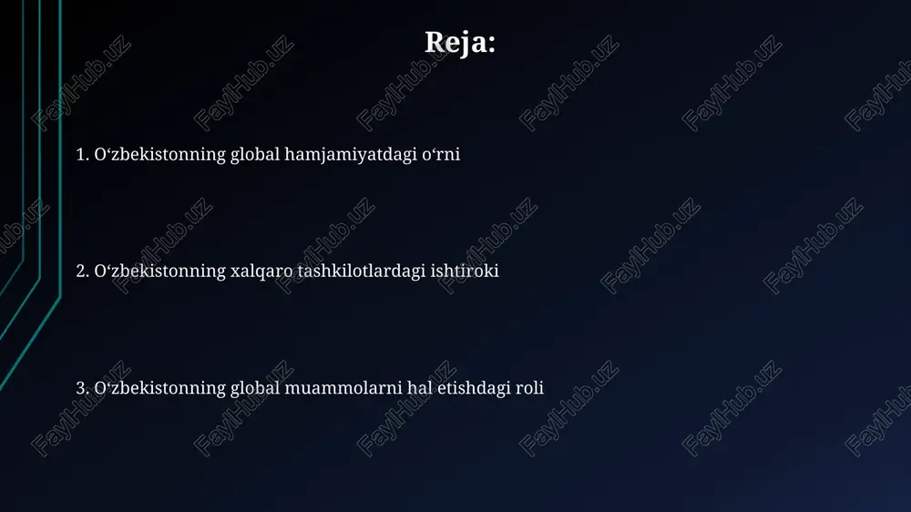 vdo aloqalarini mustahkamlashga imkon beradi hamda eksport hajmini oshirishga yordam beradi. oʻzbekiston 2023-yilda markaziy osiyo davlatlari bilan hamkorlikni rivojlantirish maqsadida investitsiya, infratuzilma va innovatsiya sohalarida umumiy qiymati 5 milliard aqsh dollaridan ortiq loyihalarni amalga oshirmoqda. e'tiboringiz uchun rahmat image1.png