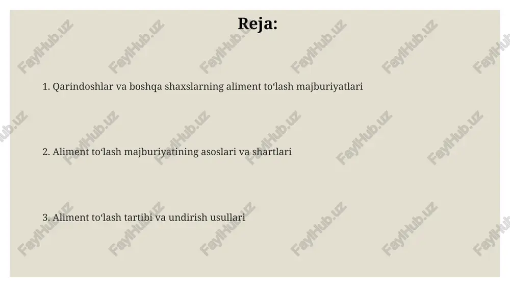 ish miqdori qonunchilikda belgilangan tartibda, masalan, 50% dan ortiq bo’lmasligi kerak. e'tiboringiz uchun rahmat