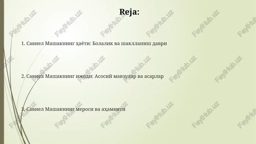 si bo'lib, unda insoniylik, yaxshilik va tabiatning kuchini ko'rsatadi, bu qahramonona ruhni aks ettiradi. “boychechak” (1933) bolalar uchun yozilgan she'riy to'plam bo'lib, unda tabiat hodisalari va oddiy narsalar orqali yosh avlodni kuzatuvchanlikka, estetik didga o'rgatish maqsad qilingan, she'riy ohangdorligi bilan ajralib turadi. “janob tvister” (1925) - inglizcha bolalar qo'shiqlarining erkin tarjimasi bo'lib, original matnlarning hazilomuz ruhini saqlab qolgan holda, o'zbek bolalar adabiyotini yangi janrlar bilan boyitdi. ilmiy merosi uning ishlarida resurslarni taqsimlashning matematik modellari, xususan, lineer programmalashtirish usullari orqali optimallashtirish bo'yicha 3 ta muhim tadqiqotlar olib borilgan. mash'akning ilmiy merosida 100 dan ortiq maqolalar va monografiyalar mavjud bo'lib, ularda iqtisodiy rivojlanishning 20-asr o'rtalaridagi asosiy muammolari tahlil qilingan. mash'akning 'iqtisodiy kibernetika' sohasidagi hissasi 50 yillik davrni qamrab oladi va bu sohada 15 dan ortiq innovatsion g'oyalar ilgari surilgan. mukofotlari va e'tiroflari uning mashhur asarlari, jumladan "o'n ikki oy" va "mushuk uyi" kabi bolalar she'rlari ko'plab tillarga tarjima qilingan va xalqaro e'tirofga …