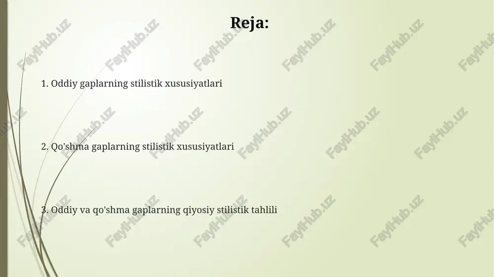 oddiy va murakkab gaplarning stilistik xususiyatlari - Page 2
