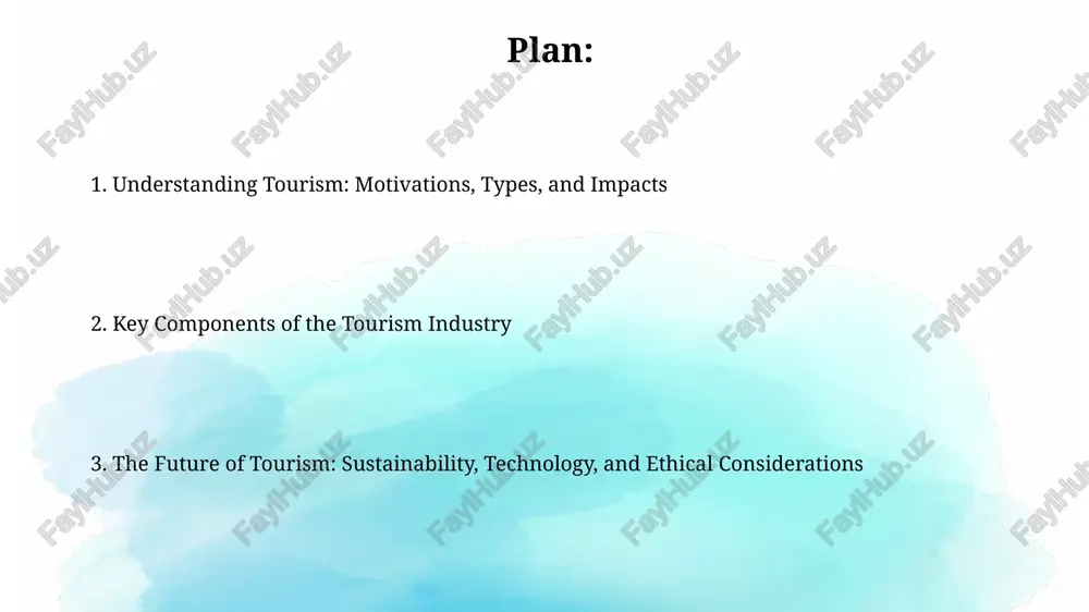 traveler's journey: planning and experience travel planning involves a multi-stage process, typically starting 6-12 months before departure, with detailed research influencing destination and accommodation choices based on user reviews. the traveler's experience is significantly shaped by pre-trip anticipation, influencing perception of value and satisfaction levels, with approximately 70% influenced by online research. safety, accessibility, and ethical tourism safety protocols require 24/7 emergency services access, ensuring tourists receive immediate aid and minimize risks from accidents or unforeseen health concerns, while also adhering to the local laws. accessibility considers the needs of 15% of the global population with disabilities, advocating for inclusive infrastructure like ramps and audio guides, which benefits older travelers, and families. the future of tourism: trends and challenges personalized travel experiences using ai will surge. expect 65% of travelers seeking customized itineraries by 2030. this relies on data analytics to cater individual preferences and trip optimization. sustainability pressures increase, …