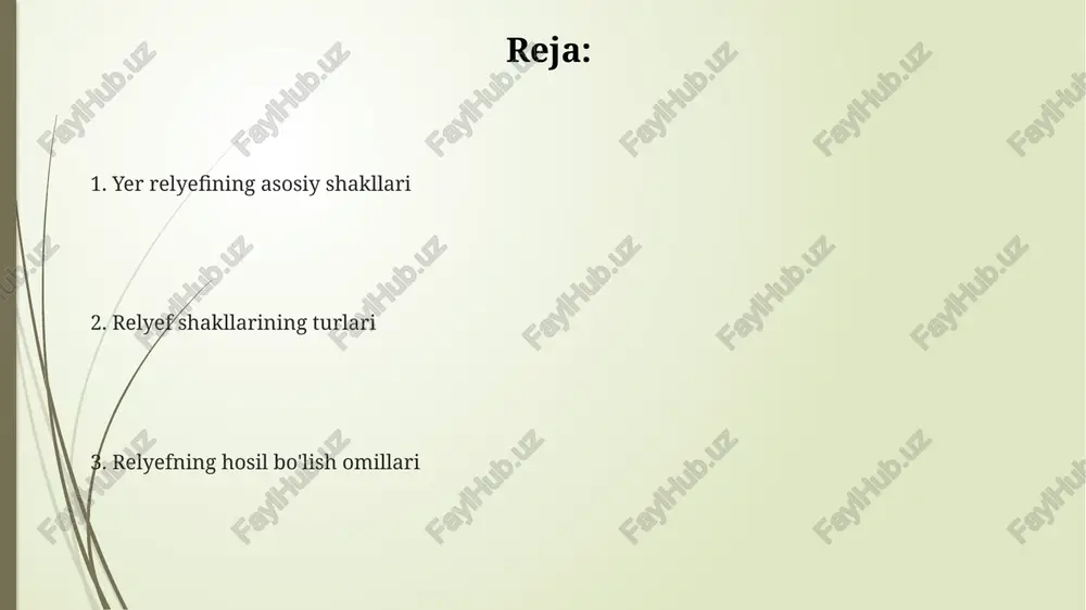 yer relefining asosiy shakl va turlari - Page 2