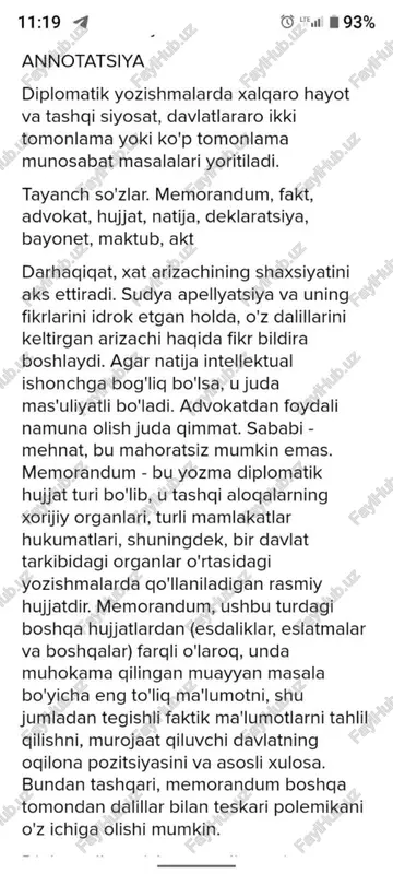 diplomatik yozishmalar mavzusida mustaqil ish - Page 2