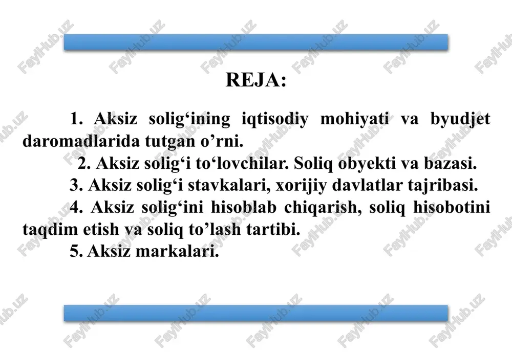 solig'i 22 740,5 11,3 3.1 mol-mulk solig'i 3 173,8 1,5 3.2 er solig'i 4 253,3 2,1 3.3 er qa'ridan foydalanganlik uchun soliq 14 403,5 7,2 3.4 suv resurslaridan foydalanganlik uchun soliq 910,0 0,4 4. boshqa daromadlar va soliq bo'lmagan boshqa tushumlar 40 764,1 20,3 2022 yil uchun o'zbekiston respublikasi davlat byudjeti daromadlari * *o'zbekiston respublikasi prezidentining 2021 yil 30 dekabrdagi pq-73-son qaroriga 3-ilova. 6 t/r ko'rsatkichlar summa foizda jami — daromadlar 232 607,1 100 1. bevosita soliqlar 73 955,9 31,8 1.1. foyda solig'i 42 848,3 18,4 shu jumladan: «navoiy kon-metallurgiya kombinati» aktsiyadorlik jamiyati 11 252,6 4,8 «olmaliq kon-metallurgiya kombinati» aktsiyadorlik jamiyati 5 265,5 2,2 1.2. aylanmadan olinadigan soliq 2 811,7 1,2 1.3. jismoniy shaxslardan olinadigan daromad solig'i 28 295,8 12,2 2. bilvosita soliqlar 88 411,3 38,0 2.1. qo'shilgan qiymat solig'i 63 775,4 27,4 2.2. aktsiz solig'i 17 883,9 7,7 shu jumladan: alkogol mahsulotlari, shu jumladan pivo 2 339,0 1,0 tamaki …