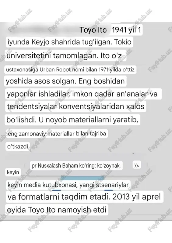toyo ito tarixi - Page 2