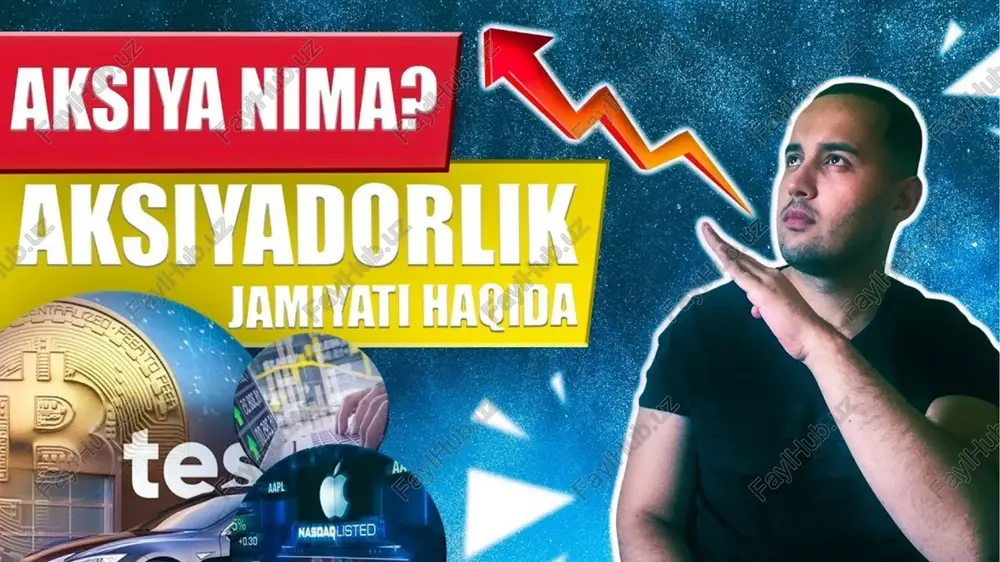 angan menejerlar tomonidan amalga oshiriladi. aksiya — qimmatli qog‘oz bo‘lib, uning ustiga bahosi — nominal qiymati yozib qo‘yilgan bo‘ladi aksiyadorlik jamiyatini tashkil etish jamiyatni yangidan ta’sis etish va (yoki) mavjud yuridik shaxsni qay ta tashkil etish (qo‘shib yuborish, birlashtirish, bo‘lish, ajratib chiqarish, qayta tuzish) yo‘li bilan tuzilishi mumkin. aksiyadorlik jamiyatlari ustav kapitalining minimal miqdori 1 600 mln. so‘mni tashkil etadi. jamiyat ning ustav fondi aksiyadorlar sotib olgan jamiyat aksiyalarining nominal qiymatidan tashkil topadi. aksiya – bu uning egasi aksiyadorlik jamiyati kapitaliga o‘zining ma’lum hissasini qo‘shganligiga va uning foydasidan dividend shaklida daromad olish huquqi borligiga guvohlik beruvchi qimmatli qog‘oz. aksiyaning nominal qiymati – aksiyaning o‘zida belgilab qo‘yilgan qiymati jamiyat chiqaradigan barcha aksiyalarning nominal qiymati bir xil bo‘lishi lozim. aksiyalar egasining nomi yozilgan emissiyaviy qimmatli qog‘ozlar bo‘lib, ular turiga ko‘ra oddiy va imtiyozli bo‘lishi mumkin. aksiyalar mulk huquqi yoki boshqa ashyoviy huquq asosida qaysi yuridik yoki jismoniy shaxsga tegishli bo‘lsa, o‘sha yuridik …