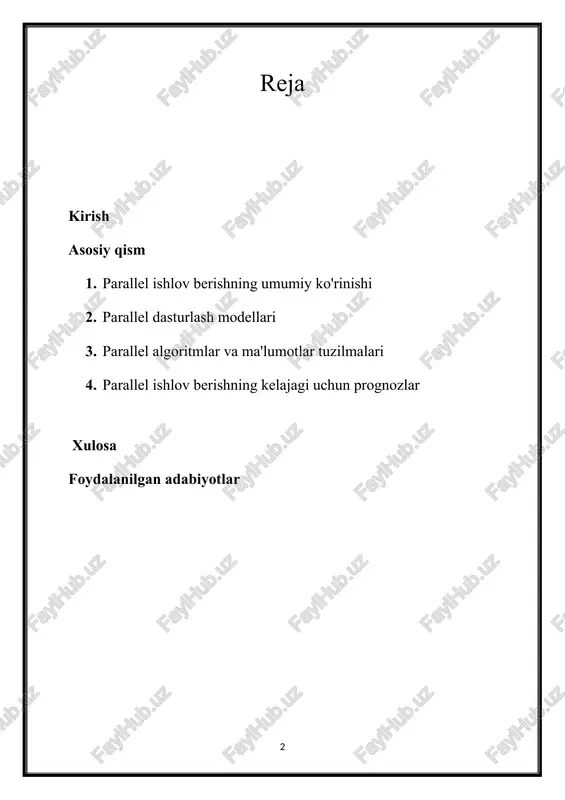 enlarini joylashtirish uchun mo'ljallangan arxitektura va dasturlash modellarining boy gobelenini o'z ichiga oladi. umumiy xotirali multiprotsessorlardan taqsimlangan hisoblash klasterlari va grafik ishlov berish birliklari (gpu) kabi ixtisoslashtirilgan tezlatgichlargacha parallel ishlov berish arxitekturalari muayyan ishlash ko'rsatkichlari va miqyoslash talablari uchun optimallashtirilgan dizaynlar spektrini o'z ichiga oladi. bundan tashqari, parallel dasturlash modellari, masalan, xabarlarni uzatish va umumiy xotirada parallellik, ishlab chiquvchilarga parallellikni ifodalash va asosiy apparat resurslaridan samarali foydalanish uchun abstraktsiyalarni taqdim etadi. parallel ishlov berishning jozibali va'dalariga qaramay, uning to'liq potentsialini ro'yobga chiqarish qiyinchiliklar labirintida harakat qilishni talab qiladi. sinxronizatsiya uchun qo'shimcha xarajatlar, yuklarning nomutanosibligi, ma'lumotlarga bog'liqlik va masshtablilik muammolari parallel ravishda samarali amalga oshirish yo'lida katta to'siqlar bo'lib qoladi. bundan tashqari, parallel algoritmlarni loyihalash va optimallashtirish parallellik nazorati, aloqa naqshlari va apparat xususiyatlarini chuqur tushunishni talab qiladi. shunga qaramay, ushbu qiyinchiliklar orasida innovatsiyalar uchun cheksiz imkoniyatlar maydoni mavjud, chunki parallel ishlov berish ilmiy kashfiyotlar, hisoblash ijodkorligi va jamiyat taraqqiyotida yangi …