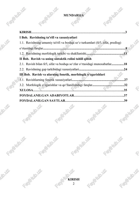 huqurroq anglashga yordam beradi. o‘zbekiston respublikasining til va madaniyat sohasidagi siyosati, xususan, milliy tilni rivojlantirish va uning ahamiyatini oshirish bo‘yicha amalga oshirilayotgan yangilanishlar, davlatimizning nutq madaniyatini mustahkamlashda muhim o‘rin tutadi. prezidentning tilga oid qarorlari va farmonlari, shubhasiz, milliy tilni rivojlantirish, uning to‘g‘ri va aniq ishlatilishini ta’minlash, shuningdek, yosh avlodni til madaniyati va uni to‘g‘ri qo‘llash bo‘yicha tarbiyalashda katta ahamiyatga ega.[footnoteref:1] [1: o‘zbekiston respublikasi prezidentining 2021 yil 3 martdagi "o‘zbekiston respublikasida tilni rivojlantirishning 2021–2030 yillarga mo‘ljallangan davlat dasturini tasdiqlash haqida"gi pq-5064-sonli qarori. ] prezident shavkat mirziyoyevning 2017-yil 21-iyundagi "o‘zbekiston respublikasining davlat tilini yanada rivojlantirish chora-tadbirlari to‘g‘risida"gi farmoni, milliy tilni rivojlantirishning huquqiy asoslarini mustahkamladi va tilni har tomonlama o‘rganish, rivojlantirishga qaratilgan ilmiy izlanishlarga rag‘bat berdi. shuningdek, ushbu farmon orqali o‘qituvchilarning til mahoratini oshirish, tilni ta’lim jarayoniga samarali kiritish va tilga nisbatan hurmatni kuchaytirish maqsadlari belgilandi. ravish so‘z turkumining o‘rganilishi, tilning aniq va to‘g‘ri qo‘llanilishida, shuningdek, nutq madaniyatining yuqori darajaga ko‘tarilishida muhim ahamiyatga …