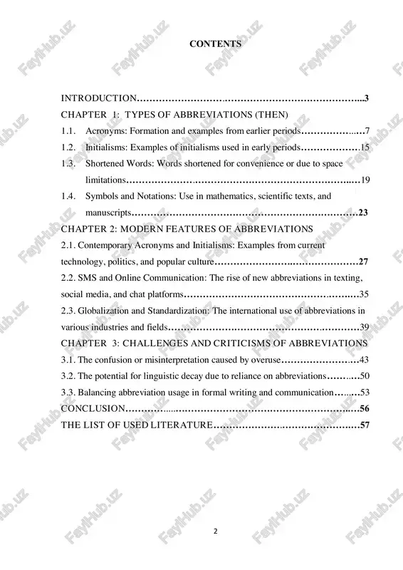 cientific notation. abbreviations can take several forms, such as:  initialisms: combinations of the initial letters of words (e.g., usa for united states of america).  acronyms: words formed from the initial letters or parts of a phrase that can be pronounced as a word (e.g., nasa from national aeronautics and space administration).  shortened words: incomplete versions of words that omit parts (e.g., "info" for information, "gov" for government).  symbols: graphical representations that stand for words or concepts (e.g., $ for dollar, % for percentage). importance of abbreviations in language: abbreviations play a crucial role in language and communication:  efficiency: they allow for quicker communication, particularly in writing or speech.  space-saving: abbreviations reduce the need for lengthy expressions, making them vital in environments where space is limited, such as in technical writing, advertising, and on road signs.  clarity: they help avoid repetition in technical or …